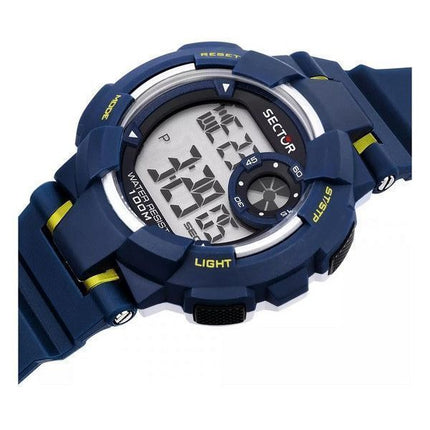 Sector EX-36 Digitale Herrenuhr mit schwarzem Zifferblatt, Quarz, R3251283002, 100 m