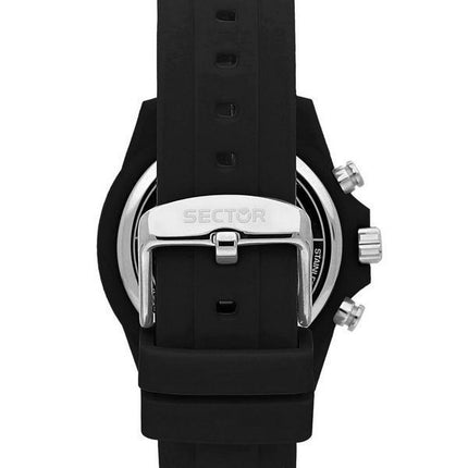 Sector Diver Multifunktions-Kunststoffarmband, schwarzes Zifferblatt, Quarz, R3251549001, Herrenuhr