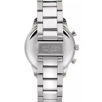 Sector 270 Multifunktions-Herrenuhr aus Edelstahl mit weißem Zifferblatt und Quarz R3253578027
