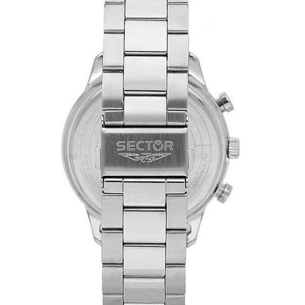 Sector 270 Chronograph, Edelstahl, schwarzes Zifferblatt, Quarz, R3273778002, Herrenuhr