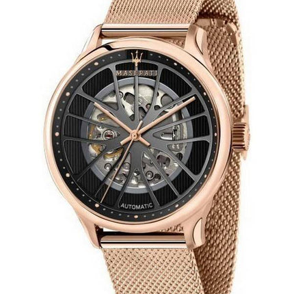 Maserati Gentleman Skeleton Dial Automatik R8823136001 100M Herrenuhr