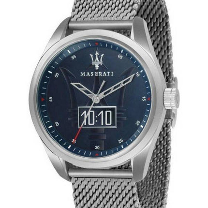 Maserati Traguardo Quarz mit blauem Zifferblatt R8853112002 100M Herrenuhr
