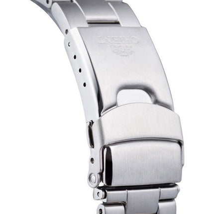 Orient Mako III Kamasu Edelstahl silbernes Zifferblatt automatische Taucheruhr RA-AA0821S19B 200M Herrenuhr