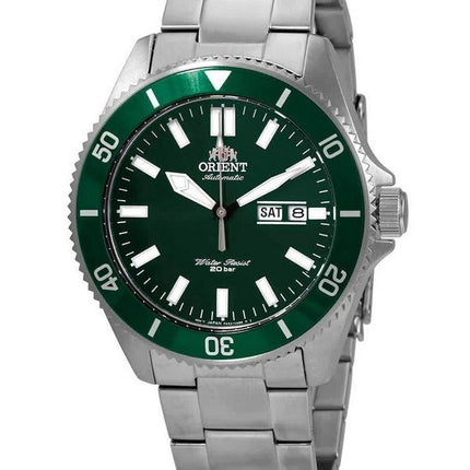 Orient Green Dial Edelstahl Automatik RA-AA0914E19B 200M Herrenuhr