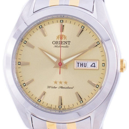 Orient Tri Star Dual Tone Goldzifferblatt Automatik RA-AB0030G19B Herrenuhr