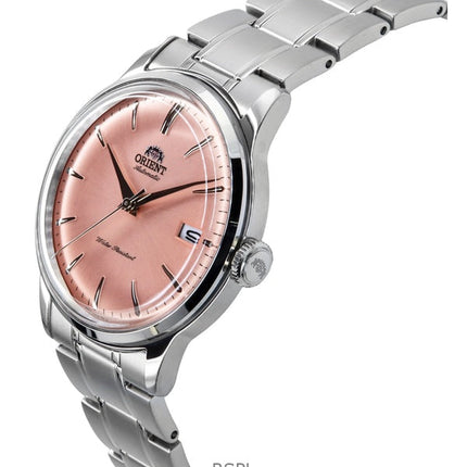 Orient Bambino Edelstahl Kupfer Zifferblatt Automatik RA-AC0M11Y Herrenuhr