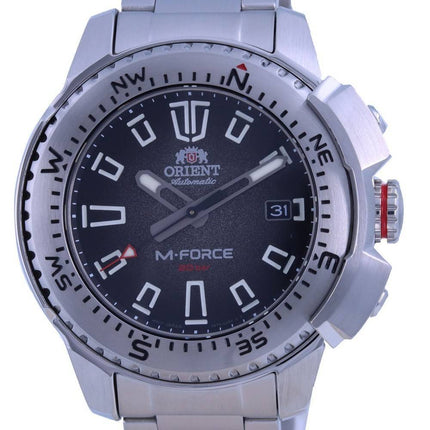 Orient M-Force Black Dial Automatik Taucheruhr RA-AC0N01B10B 200M Herrenuhr