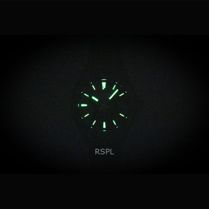 Orient Mako Silikonarmband Schwarzes Zifferblatt Automatische Taucheruhr RA-AC0Q10N 200M Herrenuhr