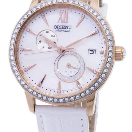 Richten Sie Sonne und Mond-RA-AK0004A00C Diamant Akzenten automatische Damenuhr