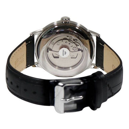 Orient Bambino Version 8 Klassisches Lederarmband weißes Zifferblatt Automatik RA-AK0701S10B RA-AK0701S30B Herrenuhr