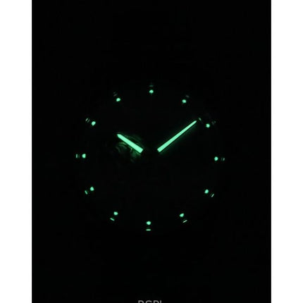 Orient Klassische zeitgenössische Edelstahl Hellblaues offenes Herz-Zifferblatt Automatik RA-AR0009L Herrenuhr