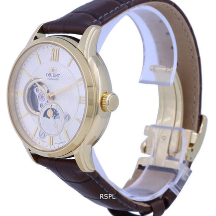 Orient Classic Sonne und Mond Offenes Herz Automatik RA-AS0010S10B RA-AS0010S30B Herrenuhr
