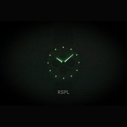 Orient Contemporary Chronograph Lederarmband Weißes Zifferblatt Quarz RA-TX0306S Herrenuhr