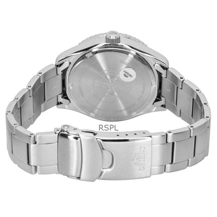 Orient Sport Edelstahl-Taucheruhr mit grünem Zifferblatt, Solarbetrieb, RA-WJ0001E, 200 m, Herrenuhr