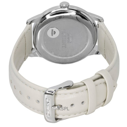 Orient Bambino Lederarmband Hellgrünes Zifferblatt Solar RA-WK0002E Herrenuhr
