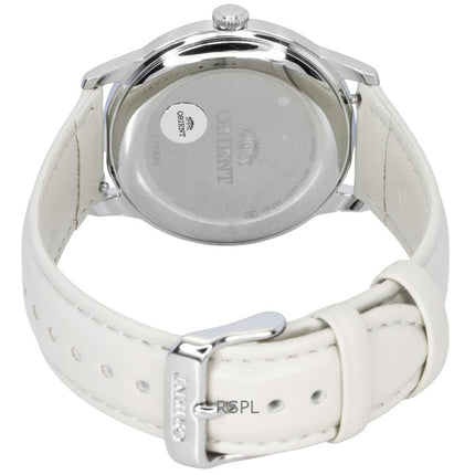 Orient Bambino Lederarmband Rosa Zifferblatt Solar RA-WK0005P Herrenuhr
