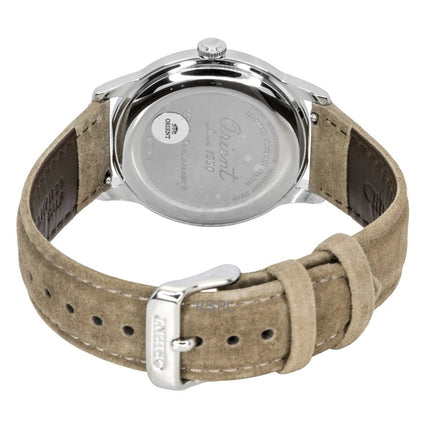 Orient Bambino 75th Anniversary Limited Edition Solar-Herrenuhr mit weißem Zifferblatt und zusätzlichem Armband RA-WK0006S