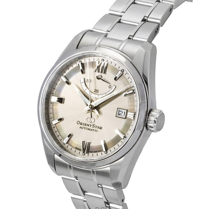 Orient Star Contemporary Edelstahl Graues Zifferblatt Automatik RE-AU0110N 100M Herrenuhr