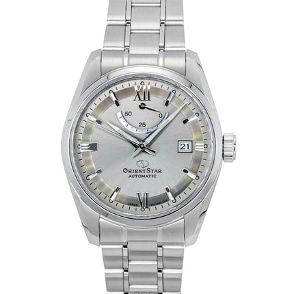 Orient Star Contemporary Edelstahl Graues Zifferblatt Automatik RE-AU0110N 100M Herrenuhr