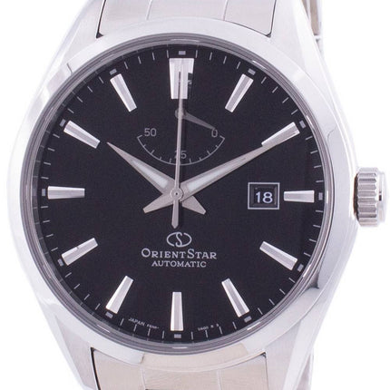 Orient Star Basic Date Japan Made Schwarzes Zifferblatt Automatik RE-AU0402B00B Herrenuhr