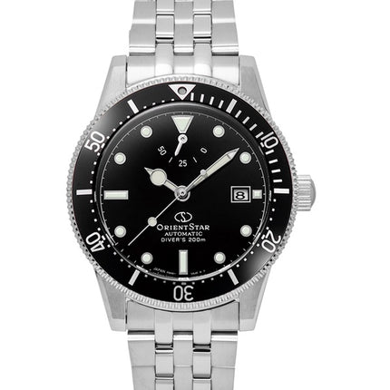 Orient Star 1964 2nd Edition M42 Edelstahl Schwarzes Zifferblatt Taucheruhr Automatik RE-AU0601B 200M Herrenuhr