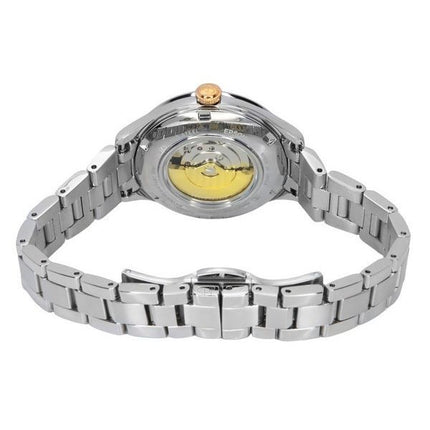 Orient Star Classic Limited Edition Open Heart blaues Zifferblatt Automatik RE-ND0019L00B Damenuhr mit zusätzlichem Armband