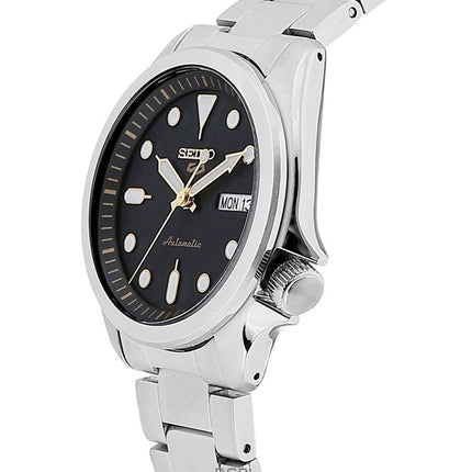 Generalüberholte Seiko 5 Sports Automatikuhr mit schwarzem Zifferblatt SRPE57K1 100M