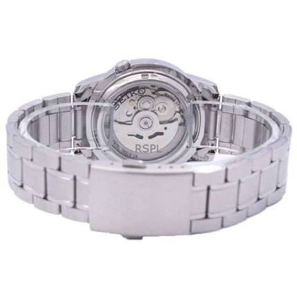 Generalüberholte Seiko 5 Automatikuhr mit weißem Zifferblatt und 21 Steinen SNKE49K1 für Herren