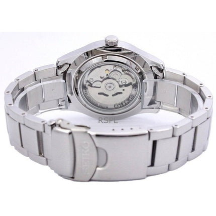 Generalüberholte Seiko 5 Sports Automatikuhr mit schwarzem Zifferblatt SNZG13K1 für Herren