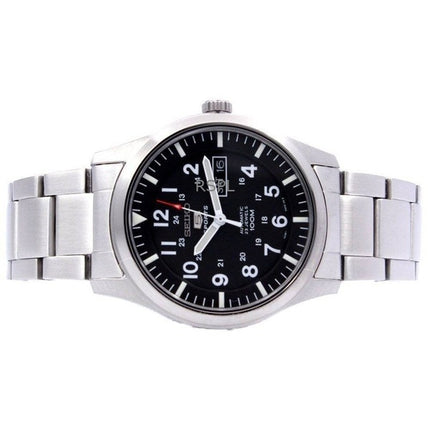 Generalüberholte Seiko 5 Sports Automatikuhr mit schwarzem Zifferblatt SNZG13K1 für Herren