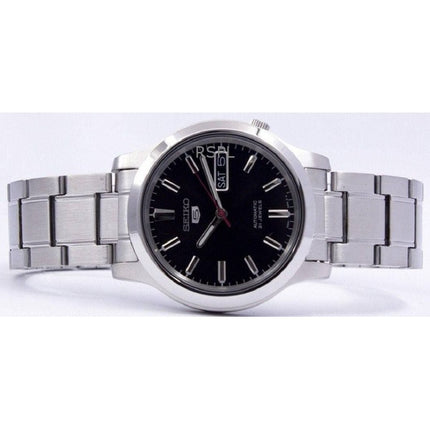 Generalüberholte Seiko Automatik SNK795K1 Herrenuhr mit schwarzem Zifferblatt