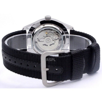 Generalüberholte Seiko 5 Sports Automatikuhr mit schwarzem Zifferblatt SNZG15K1 für Herren