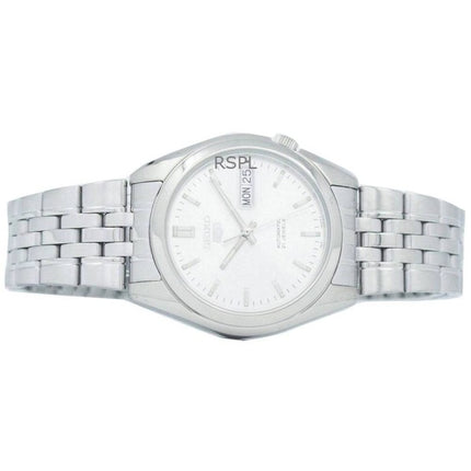 Generalüberholte Seiko 5 Automatikuhr mit silbernem Zifferblatt und 21 Steinen SNK355K1 für Herren