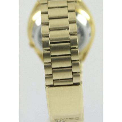 Generalüberholte Seiko 5 Automatikuhr mit goldenem Zifferblatt SNXL72K1 für Herren