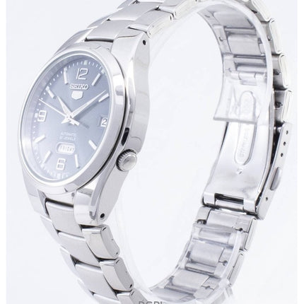 Generalüberholte Seiko 5 Automatikuhr mit grauem Zifferblatt und 21 Steinen SNK621K1 für Herren