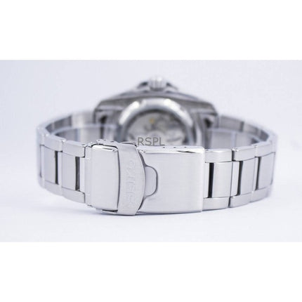 Generalüberholte Seiko 5 Sports Automatikuhr mit silbernem Zifferblatt und 23 Steinen, hergestellt in Japan, SNZJ03J1