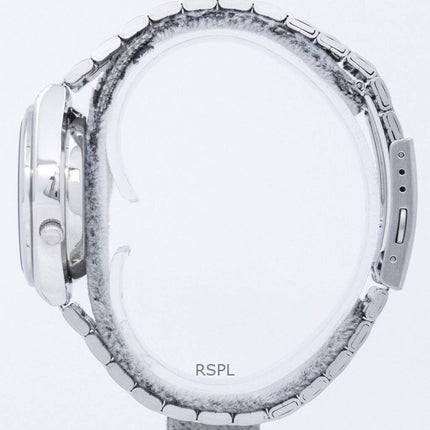 Generalüberholte Seiko 5, schwarzes Zifferblatt, automatische Unisex-Uhr, hergestellt in Japan, SNK063J5