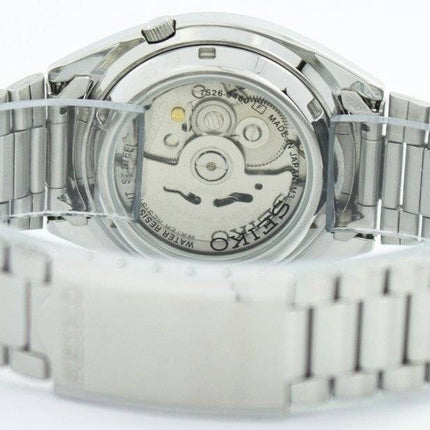 Generalüberholte Seiko 5 Automatikuhr mit schwarzem Zifferblatt, hergestellt in Japan, SNXS79J1, Herrenuhr