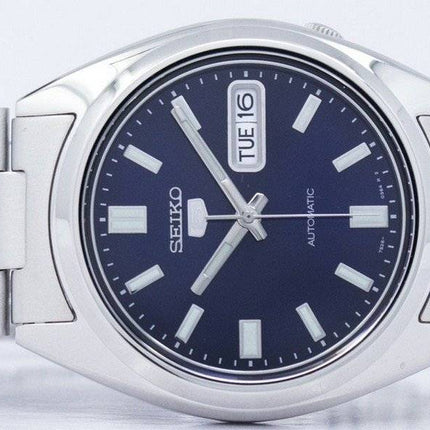Generalüberholte Seiko 5 Automatikuhr mit blauem Zifferblatt SNXS77K1 für Herren