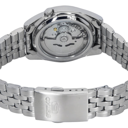 Generalüberholte Seiko 5 Automatikuhr mit schwarzem Zifferblatt und 21 Steinen SNK361K1 für Herren