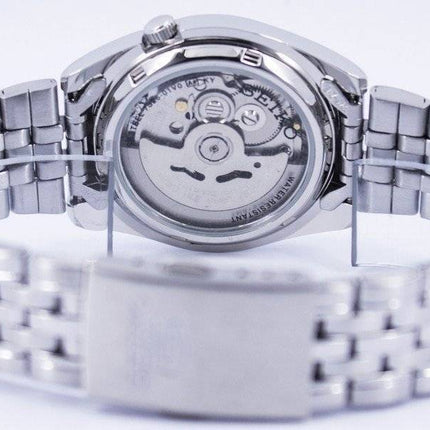 Generalüberholte Seiko 5 Automatikuhr mit schwarzem Zifferblatt und 21 Steinen SNK361K1 für Herren