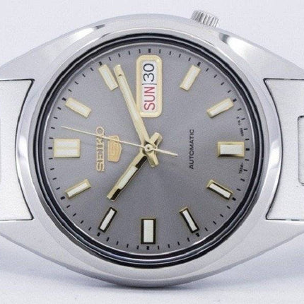 Generalüberholte Seiko 5 Automatikuhr mit grauem Zifferblatt SNXS75K1 für Herren
