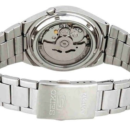 Generalüberholte Seiko Edelstahl-Automatikuhr mit blauem Zifferblatt SNKC51J1 für Herren