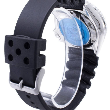 Generalüberholte Seiko Automatik-Taucheruhr SKX007K1 mit schwarzem Zifferblatt, Herrenuhr