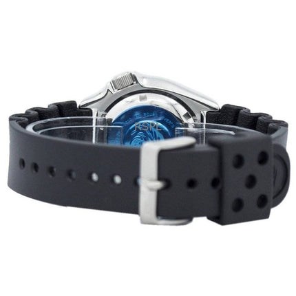 Generalüberholte Seiko SKX007J1 200M Automatik-Taucheruhr mit schwarzem Zifferblatt