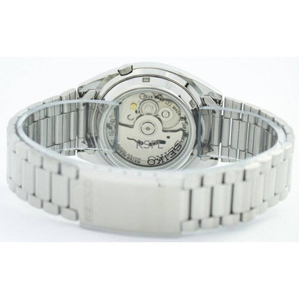 Generalüberholte Seiko 5 Automatikuhr mit schwarzem Zifferblatt SNXS79J1 für Herren