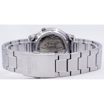 Generalüberholte Seiko Automatik SNK795K1 Herrenuhr mit schwarzem Zifferblatt