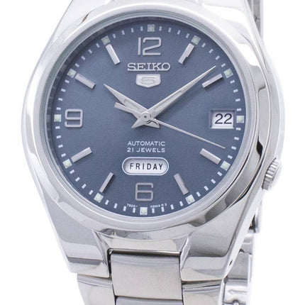 Generalüberholte Seiko 5 Automatikuhr mit grauem Zifferblatt und 21 Steinen SNK621K1 für Herren
