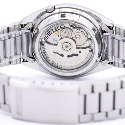 Generalüberholte Seiko 5 Automatikuhr mit schwarzem Zifferblatt SNXS79K1 für Herren