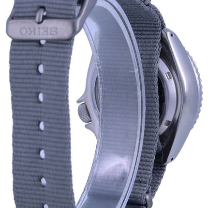 Generalüberholte Seiko 5 Sports Automatik SRPG61K1 100M Herrenuhr mit grauem Zifferblatt